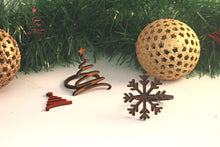 Carregar imagem no visualizador da galeria, Porta Guardanapos com Temática de Natal - kit com 6